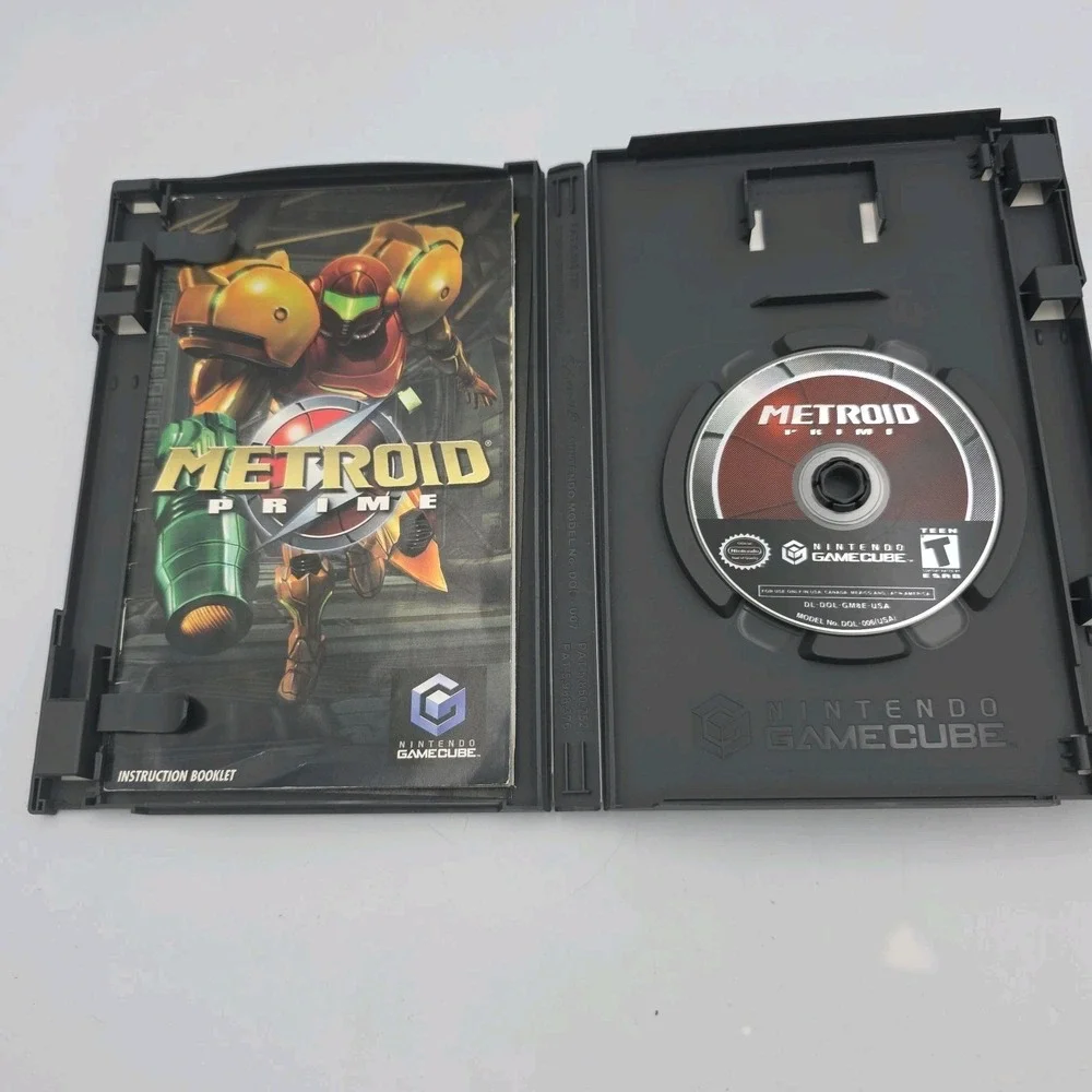 Metroid Prime (Nintendo GameCube, 2004) - Tested - Complete in Box